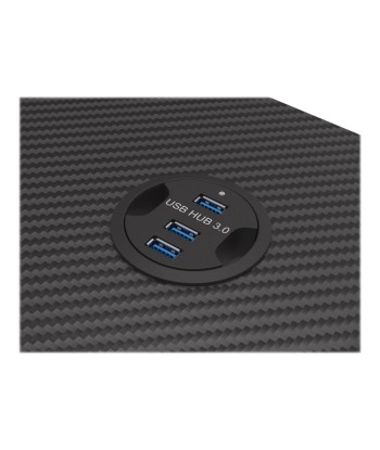 Genesis Holm 510 RGB Gaming Desk - Black