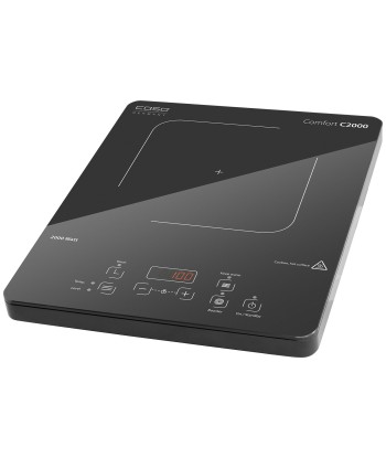 Caso Comfort C2000 Induction Hob - Sleek Black, Single Zone Cooking Perfection