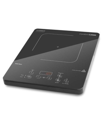 Caso Comfort C2000 Induction Hob - Sleek Black, Single Zone Cooking Perfection
