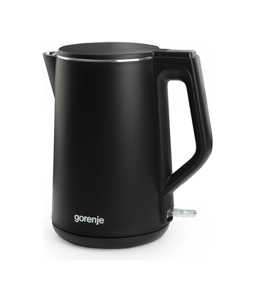 Veekeetja Gorenje K15DWBK Electric, 2200 W, 1.5 L, Stainless steel, 360° rotational base, Black