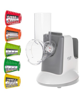 Adler AD 4815 Vegetable Slicer - White/Grey