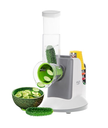 Adler AD 4815 Vegetable Slicer - White/Grey