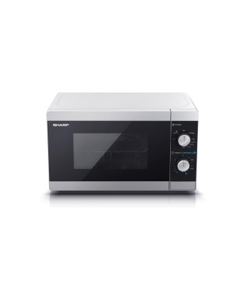 Микроволновая печь Sharp YC-MG01E-S с грилем, 800 Вт, Серебристый