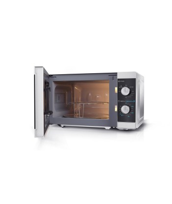 Микроволновая печь Sharp YC-MG01E-S с грилем, 800 Вт, Серебристый