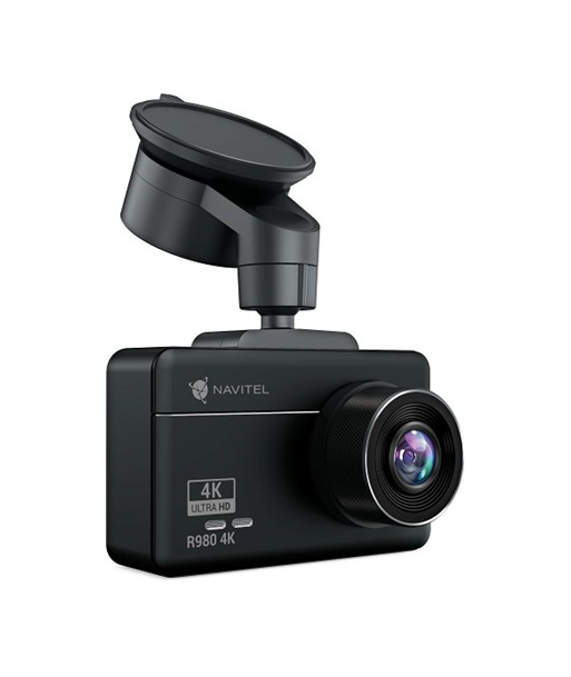 Navitel R980 4K dashcamwith Wi-Fi, GPS-informer, and digital speedometer
