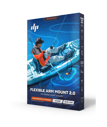 Deeper Deeper Flexible Arm Mount 2.0 Black, Sonar mount
