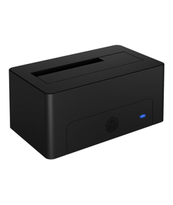Icy Box IB-1121-U3 DockingStation for 1x 2.5"/3.5" SATA I/II/III, USB 3.2 Gen 1, Power Supply, Black Raidsonic