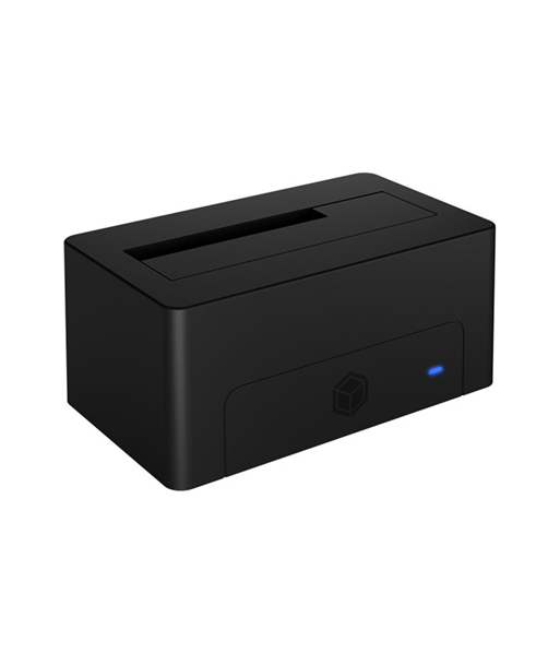Icy Box IB-1121-U3 DockingStation for 1x 2.5"/3.5" SATA I/II/III, USB 3.2 Gen 1, Power Supply, Black Raidsonic