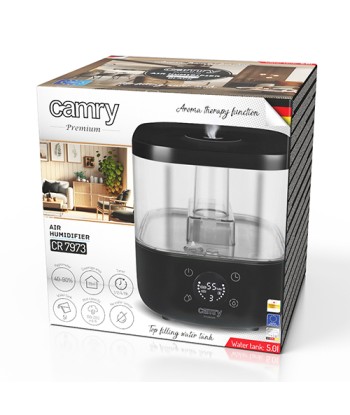 Camry CR 7973b Ultrasonic Humidifier, Black Camry