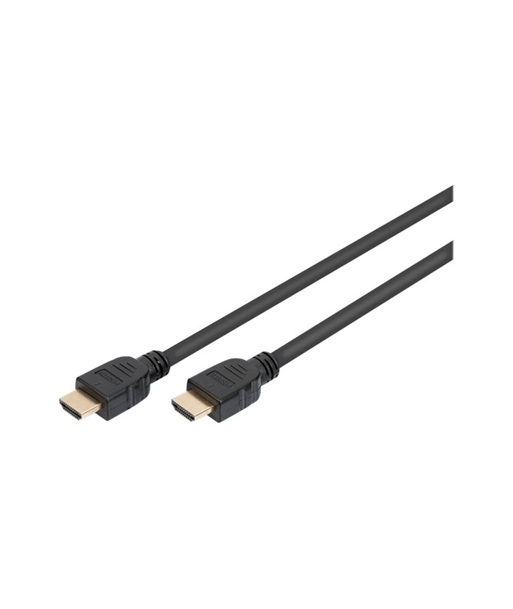 Digitus Ultra High Speed HDMI Cable with Ethernet AK-330124-010-S Black, HDMI to HDMI, 1 m