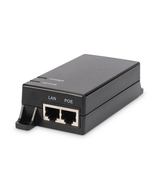 Digitus Gigabit Ethernet PoE Injector DN-95102-1 Ethernet LAN (RJ-45) ports 1xRJ-45 10/100/1000 Mbps Gigabit, 802.3af PoE