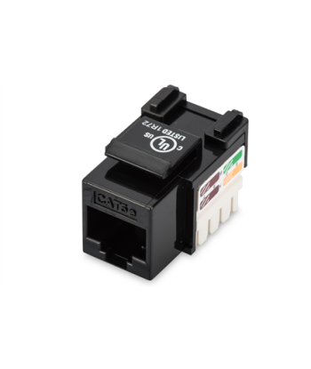 Digitus CAT 5e Keystone гнездо DN-93501 - Неэкранированный RJ45 к LSA, Черный