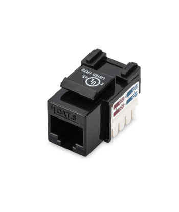 Digitus Class E CAT 6 Keystone Jack DN-93601 Unshielded RJ45 to LSA, Black