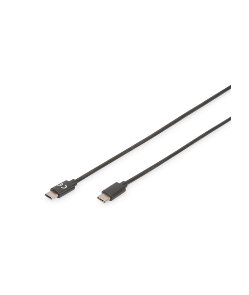 Digitus USB Type-C Connection Cable AK-300138-018-S USB Male 2.0 (Type C), USB Male 2.0 (Type C), Black, 1.8 m