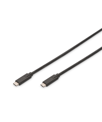 Digitus USB Type-C Connection Cable AK-300139-010-S USB Male 3.1 Gen 2 (Type C), USB Male 3.1 Gen 2 (Type C), Black, 1 m