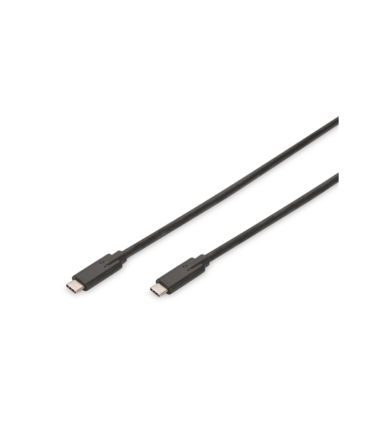 Digitus USB Type-C Connection Cable AK-300139-010-S USB Male 3.1 Gen 2 (Type C), USB Male 3.1 Gen 2 (Type C), Black, 1 m