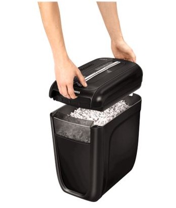 Fellowes Powershred 60Cs Black, 22 L, Credit cards shredding, Warranty 24 month(s), 75 dB, Cross-Cut Shredder, Paper handling st