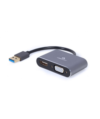 Cablexpert USB 3.0 to HDMI/VGA Adapter - Connect to External Displays!