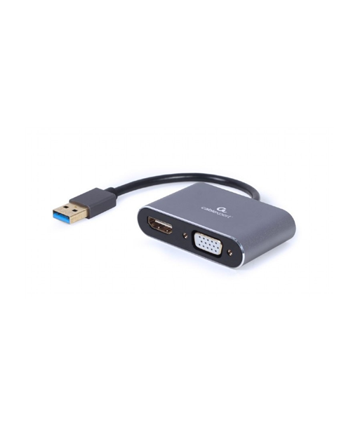 Cablexpert USB 3.0 to HDMI/VGA Adapter - Connect to External Displays! Cablexpert USB 3.0 to HDMI/VGA Adapter - Connect to External Displays!