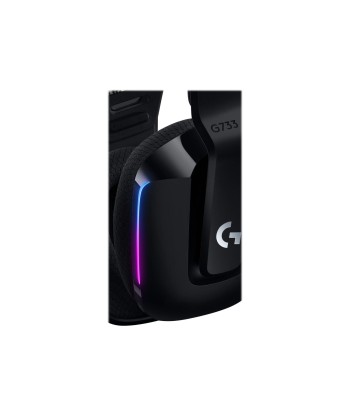 Belaides Žaidimu ausines Logitech G733, LIGHTSPEED, RGB, Juodos Logitech
