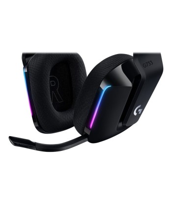 Belaides Žaidimu ausines Logitech G733, LIGHTSPEED, RGB, Juodos Logitech