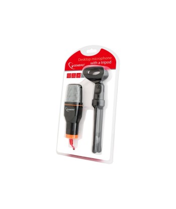 Gembird Desktop microphone with a tripod MIC-D-03 Built-in microphone, 3.5 mm, Black