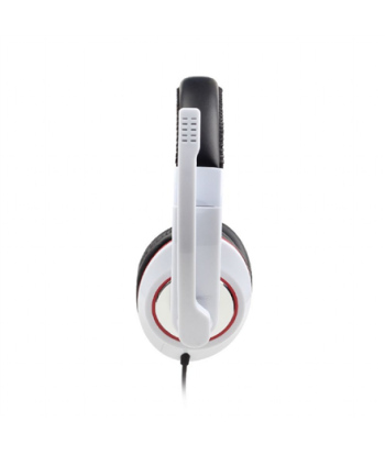 Gembird MHS-001-GW Stereo headset 3.5 mm, Glossy white, Built-in microphone