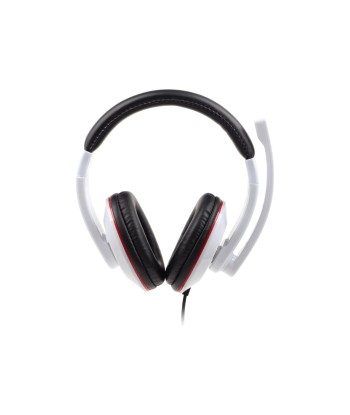Gembird MHS-001-GW Stereo headset 3.5 mm, Glossy white, Built-in microphone