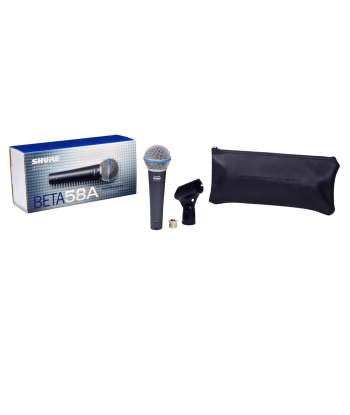 Shure Beta 58A Динамический вокальный микрофон - Темно-серый