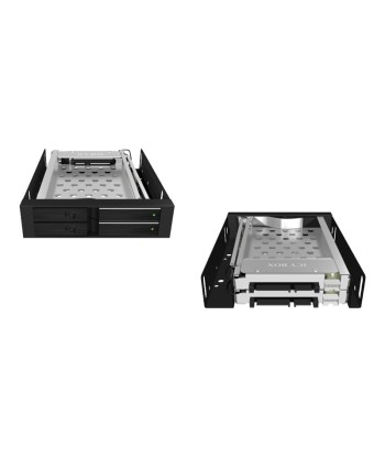 Icy Box IB-2227StS Storage Drive Cage for 2.5" HDD, Black