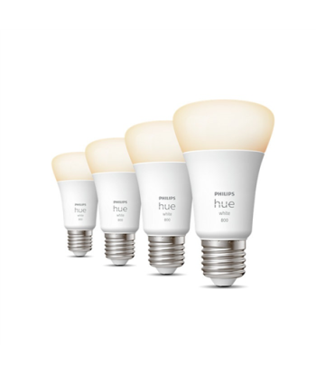 Philips Hue W 9W A60 E27 4pcs pack
