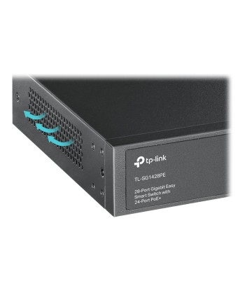 TP-LINK Switch TL-SG1428PE Web managed, Rackmountable, PoE+ ports quantity 24, 26x10/100/1000 Mbit/s