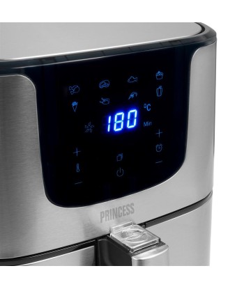 Kuumaõhufritüür Princess Digital Deluxe XXL 182060 Power 1700 W Capacity 5.5 L Black/Stainless Steel