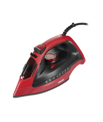 Mesko MS 5031 Steam Iron - Powerful 2400W, Red/Black