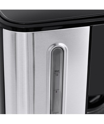 Caso Taste & Style Duo Thermo Design coffee maker with two insulated jugs, Capacity 10 cups, Black/Stainless Steel