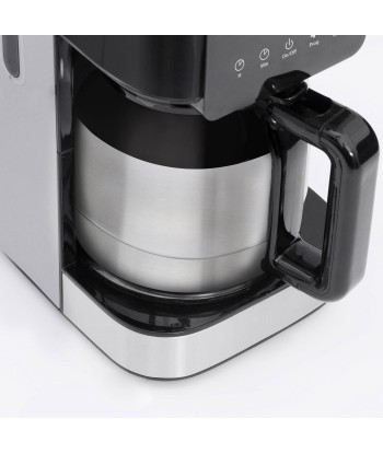 Caso Taste & Style Duo Thermo Design coffee maker with two insulated jugs, Capacity 10 cups, Black/Stainless Steel