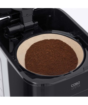 Caso Taste & Style Duo Thermo Design coffee maker with two insulated jugs, Capacity 10 cups, Black/Stainless Steel