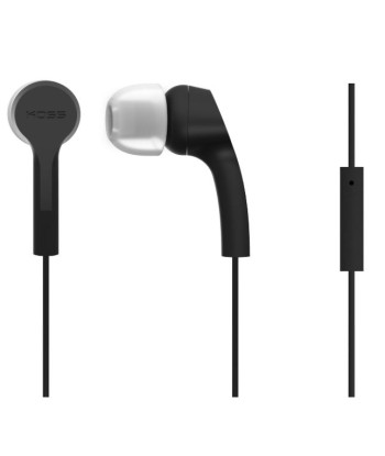Koss Headphones KEB9iK Wired, In-ear, Microphone, 3.5 mm, Black