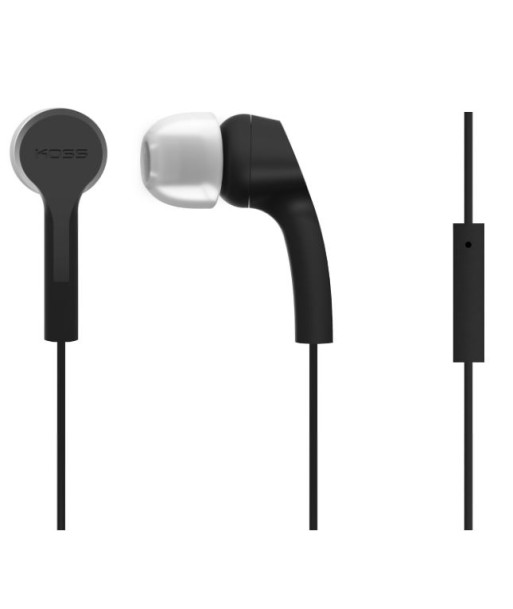 Kõrvaklapid Koss KEB9iK Wired, In-ear, Microphone, 3.5 mm, Black