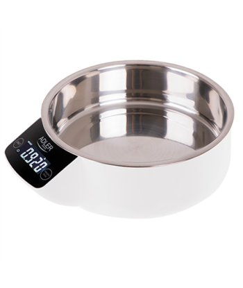 Köögikaal Adler AD 3166 Maximum weight (capacity) 5 kg, Graduation 1 g, Display type LCD, White