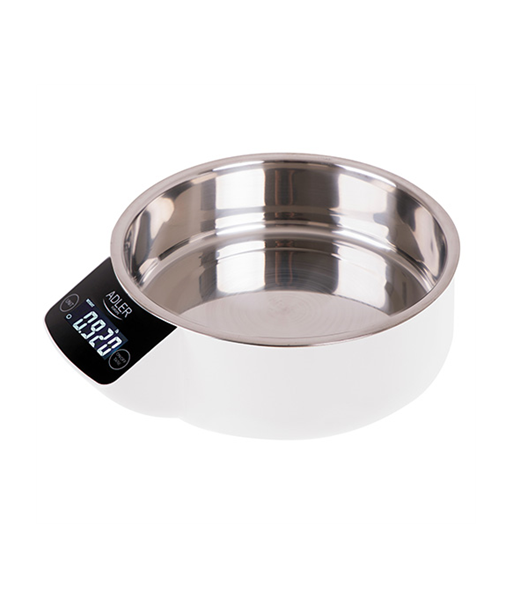 Adler AD 3166 Maximum weight (capacity) 5 kg, Graduation 1 g, Display type LCD, White