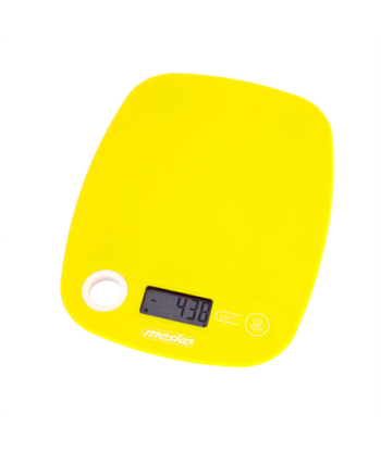 Köögikaal Mesko MS 3159y Maximum weight (capacity) 5 kg, Graduation 1 g, Display type LCD, Yellow