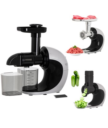 Adler AD 4131 Slow-speed juicer 3in1 - Meat mincer, Juicer, Vegetable grater, Stainless Steel