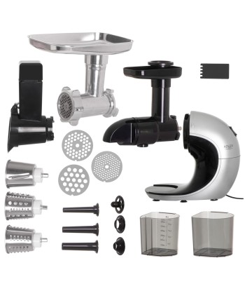Adler AD 4131 Slow-speed juicer 3in1 - Meat mincer, Juicer, Vegetable grater, Stainless Steel