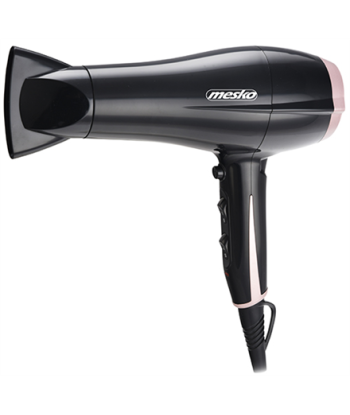 Mesko Hair Dryer MS 2249 2000 W, Number of temperature settings 3, Black/Pink