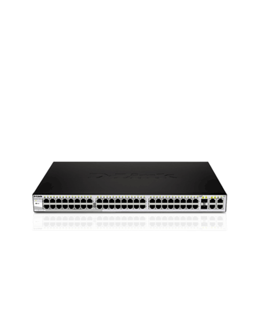 D-LINK DGS-1210-52, Gigabit Smart Switch with 48 10/100/1000Base-T ports and 4 Gigabit MiniGBIC (SFP) ports, 802.3x Flow D-LINK DGS-1210-52, Gigabit Smart Switch with 48 10/100/1000Base-T ports and 4 Gigabit MiniGBIC (SFP) ports, 802.3x Flow