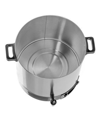 Adler AD 4496 Electric Pot/Cooker - 28L Stainless Steel/Black with Lid
