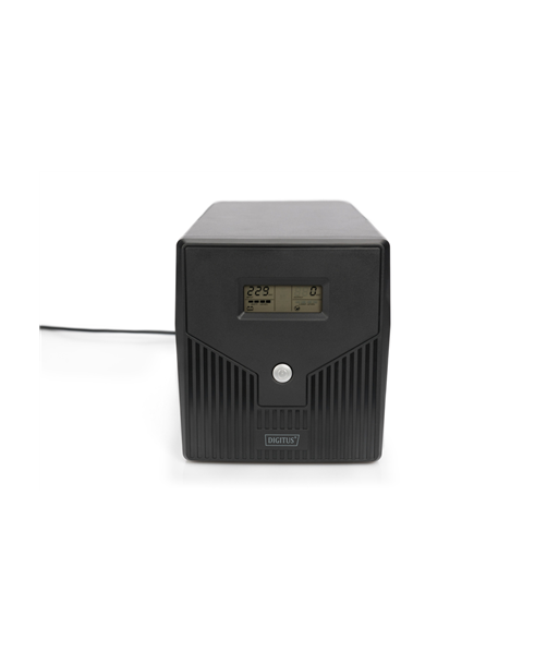 Digitus Line-Interactive UPS DN-170074, 1000VA, 600W, 2x 12V/7Ah battery, 4x CEE 7/7 outlet, 2x RJ45, 1x USB 2.0 type B, 1x