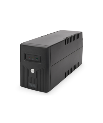 Digitus Line-Interactive UPS DN-170063, 600VA, 360W, 1x 12V/7Ah battery, 2x CEE 7/7 outlet, 2x RJ-11, 1x USB 2.0 type B, LED