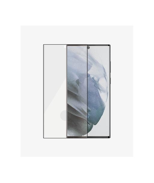 PanzerGlass Samsung, Galaxy S22 Ultra, Tempered glass, Black, Screen Protector